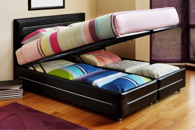 bed base with storage