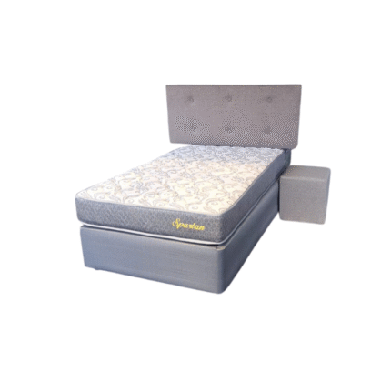 Spartan Bed and Headboard Combo