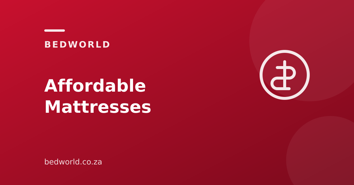 Affordable Mattresses: Replacing Your Mattress — Bedworld