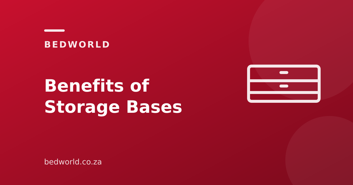 The Benefits of Storage Bases for Your Bed — Bedworld