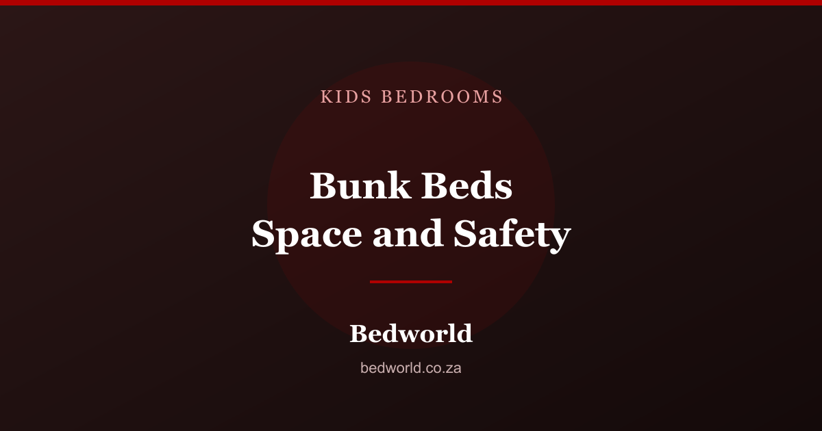 Bunk beds for shared and small children bedrooms